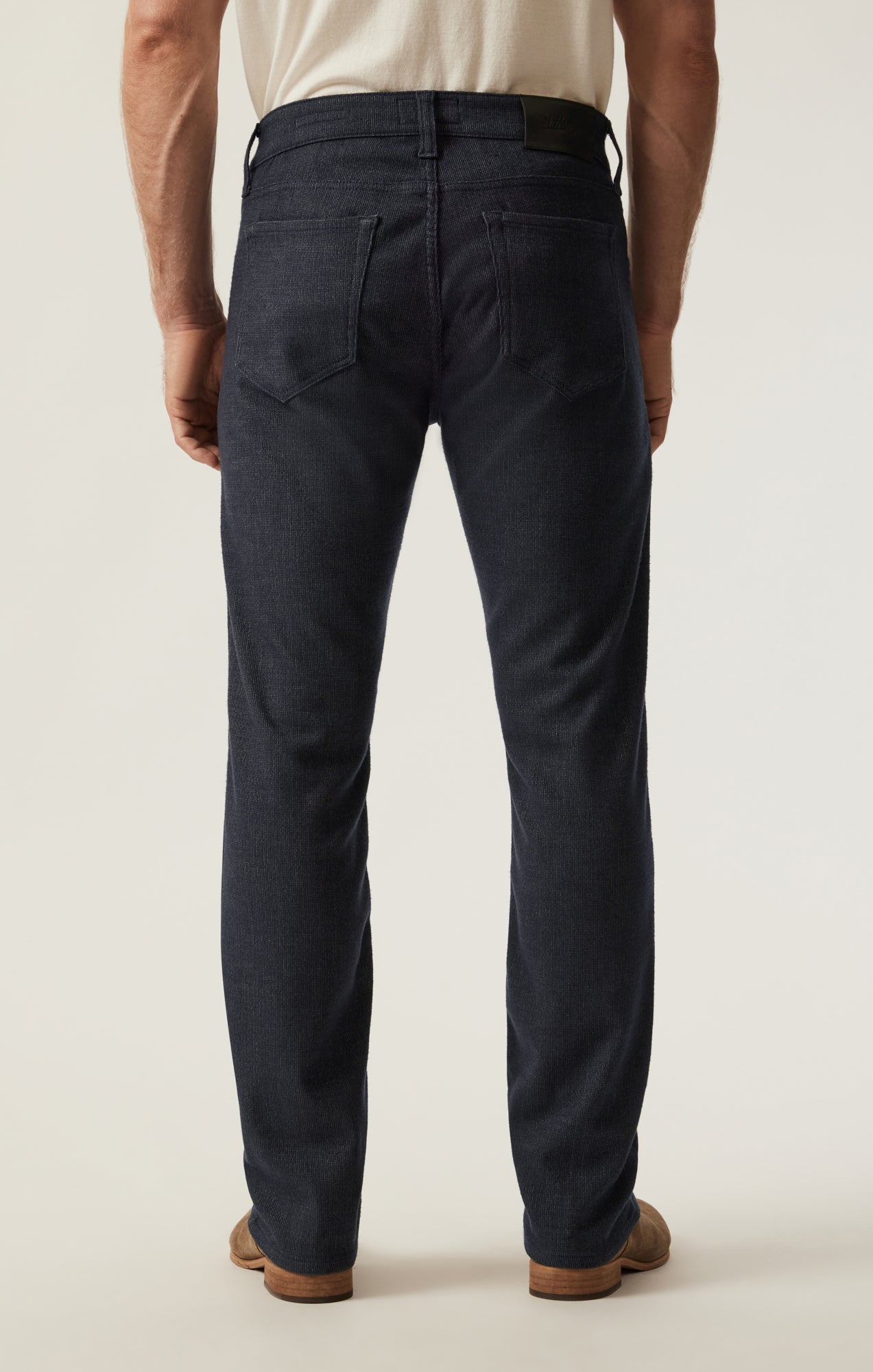 Courage Straight Leg Pants in Navy Fancy