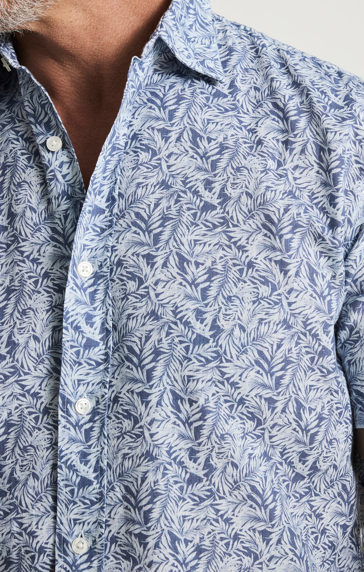 Palm Shirt In Indigo