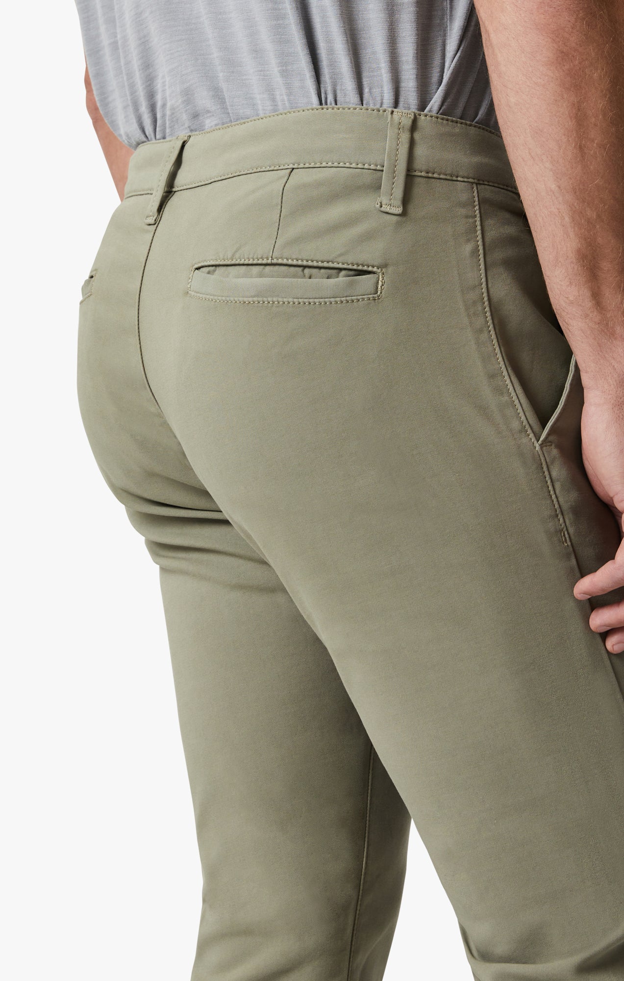34 Heritage Men's Verona Straight Leg Chino Pants In Vetiver High Flyer