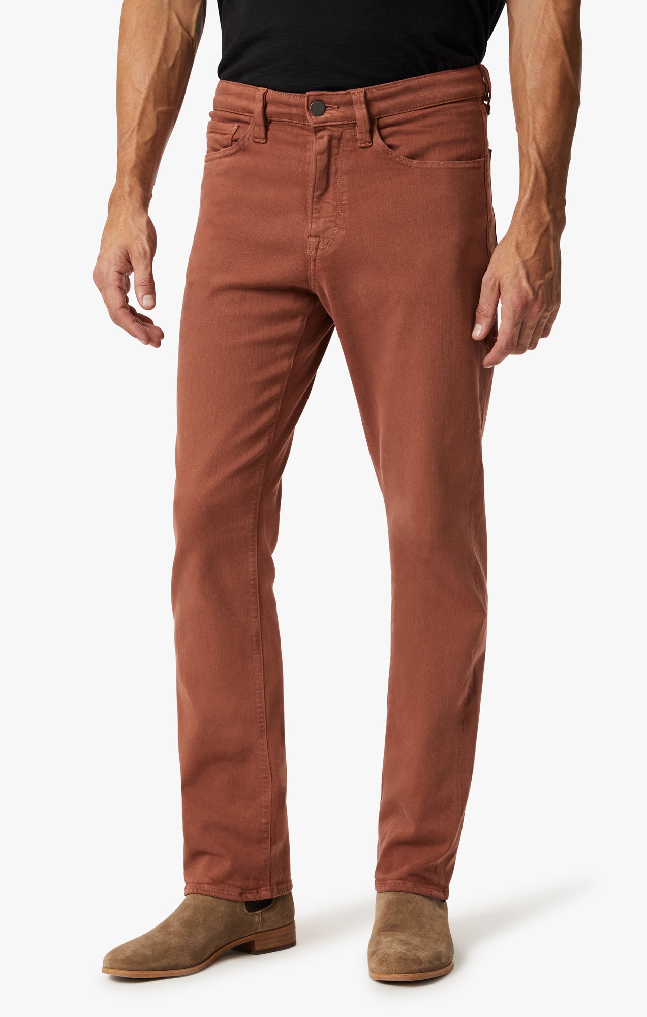 Charisma Relaxed Straight Pants In Cinnamon Comfort Image 2