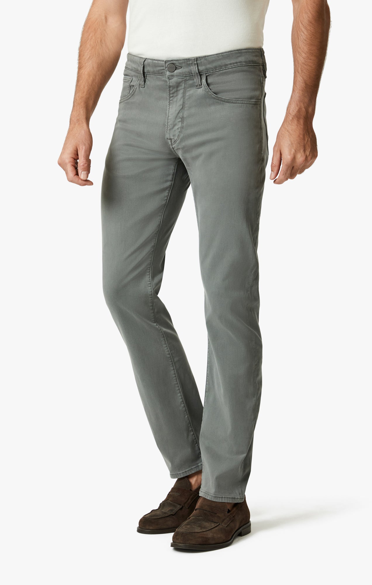 Charisma Relaxed Straight Leg Pants In Sedona Sage Twill