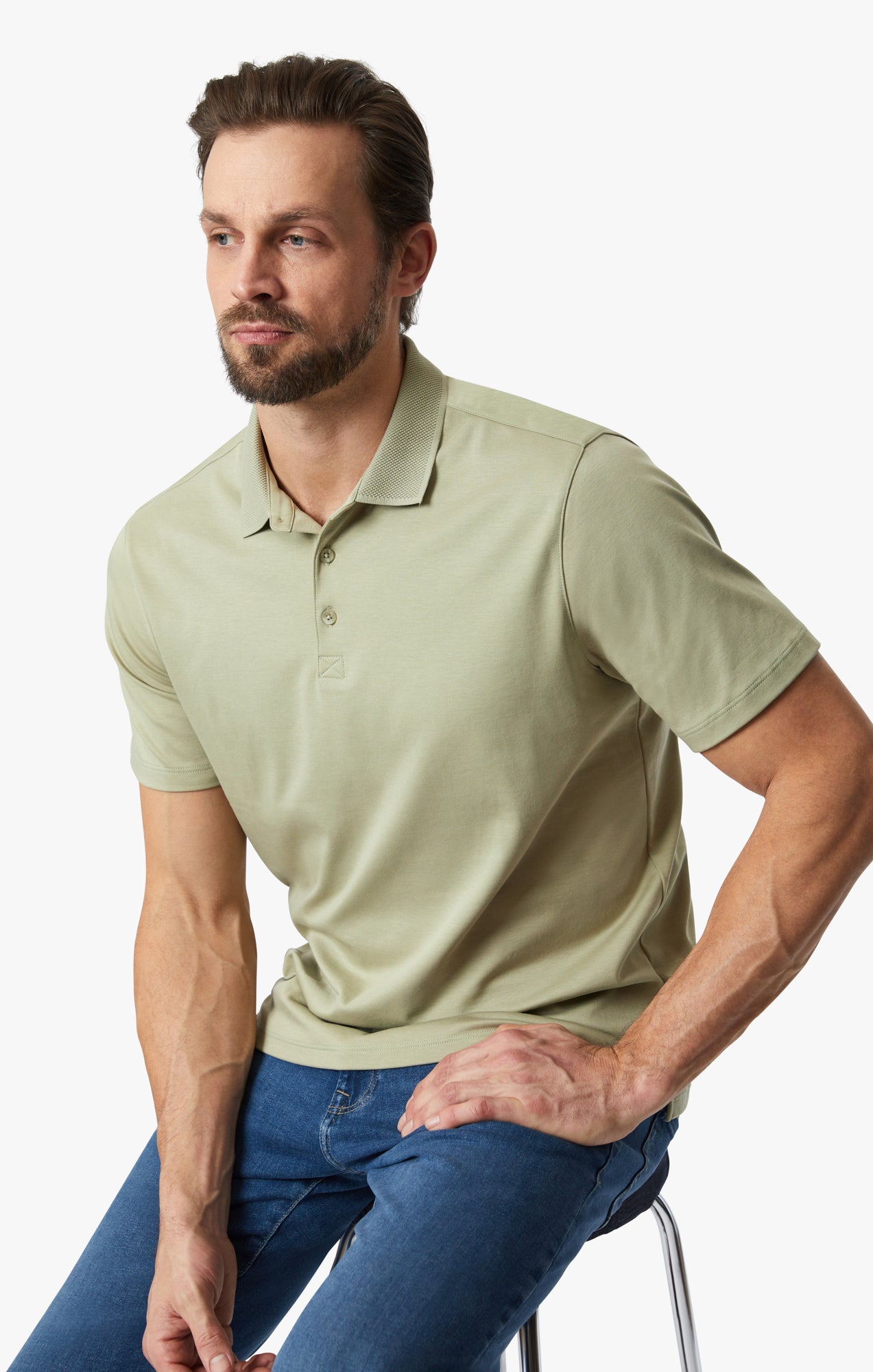 Polo T-Shirt In Sage
