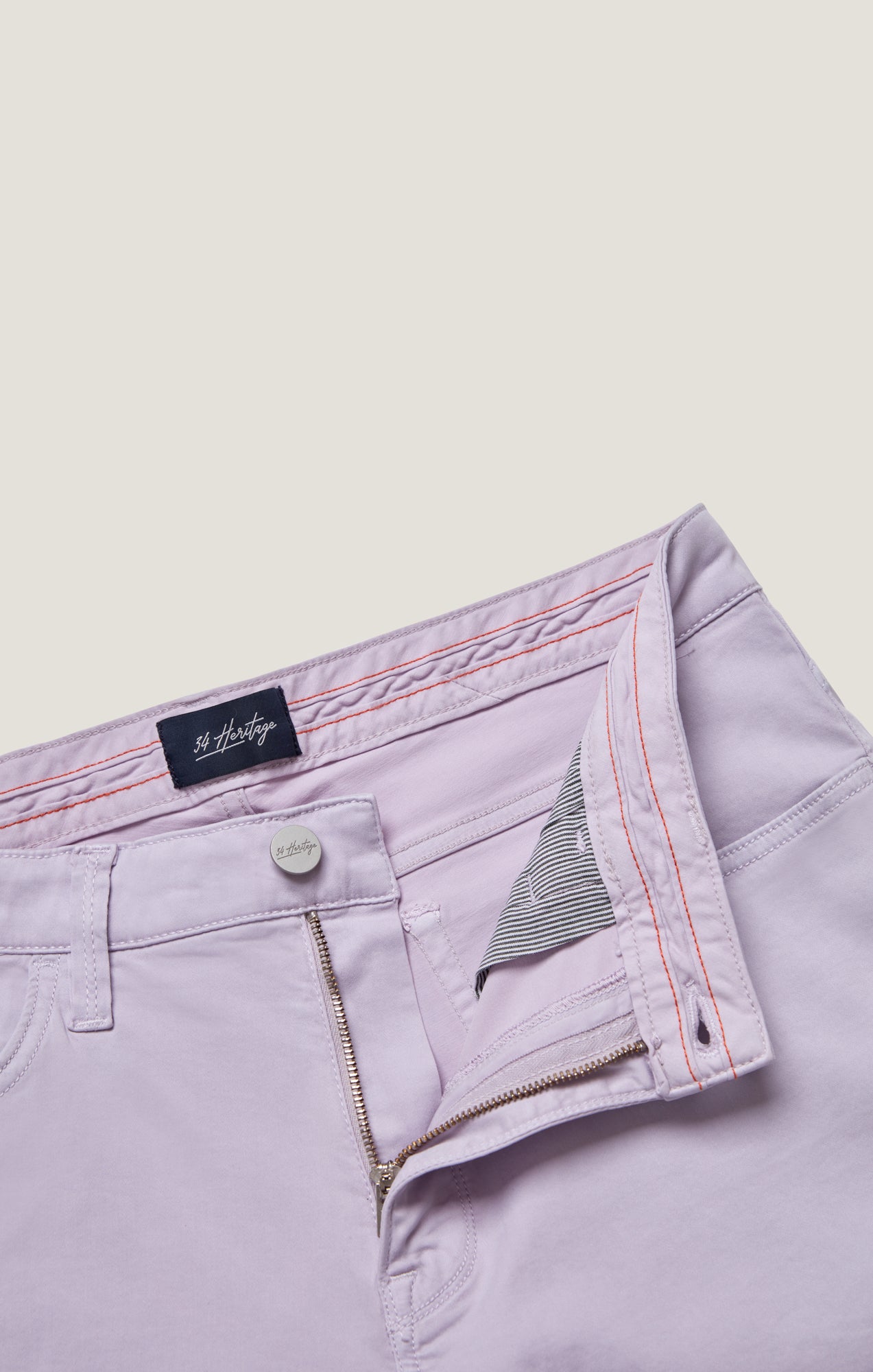 Courage Straight Leg Pants in Lilac Twill