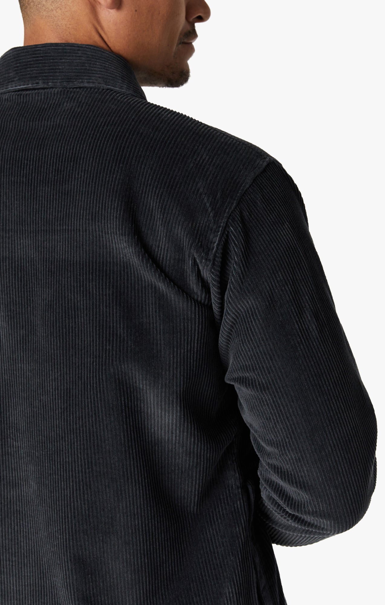 Overshirt In Charcoal Image 6