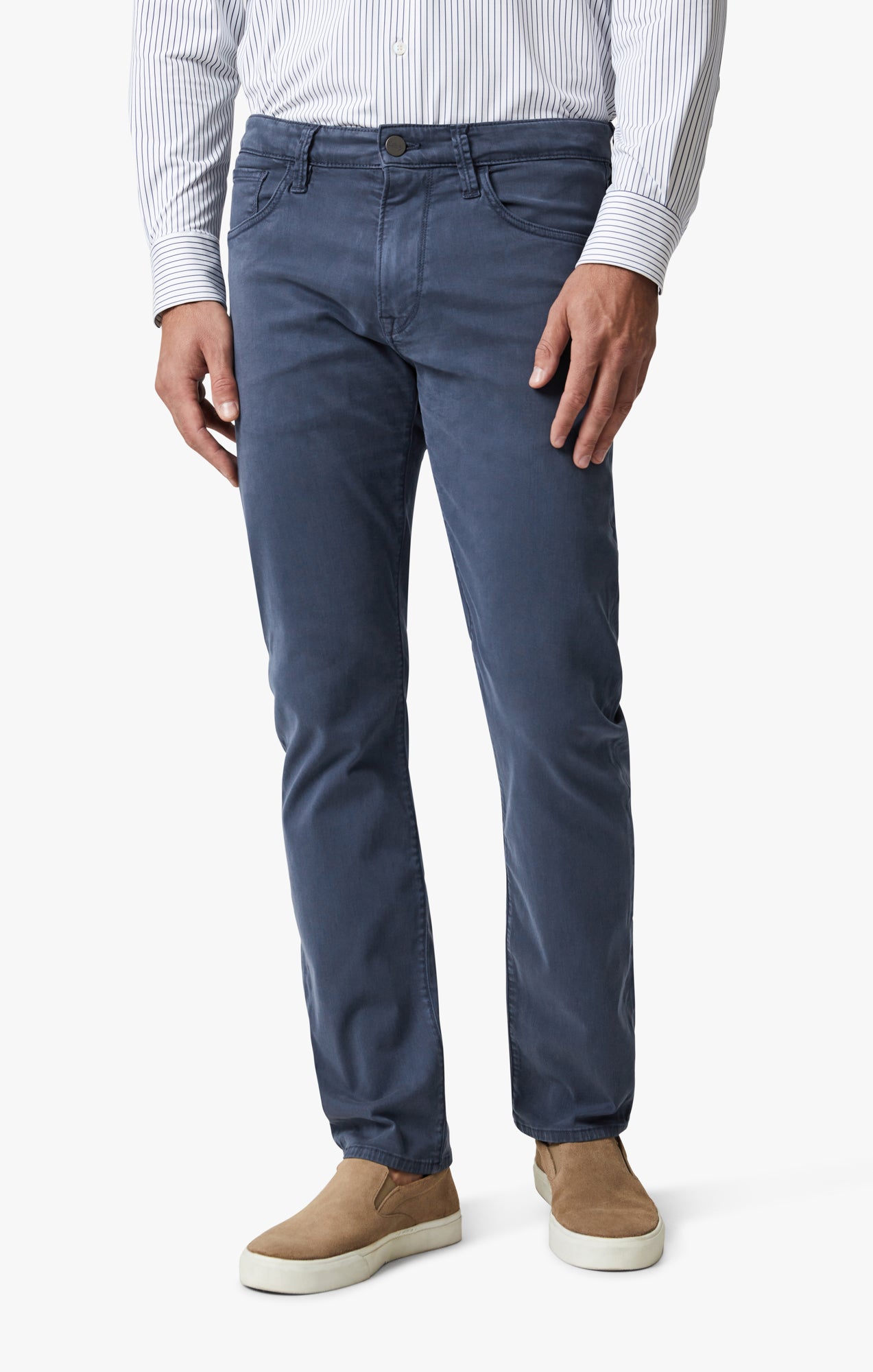 34 Heritage Men's Courage Straight Leg Pants In Dark Denim Twill