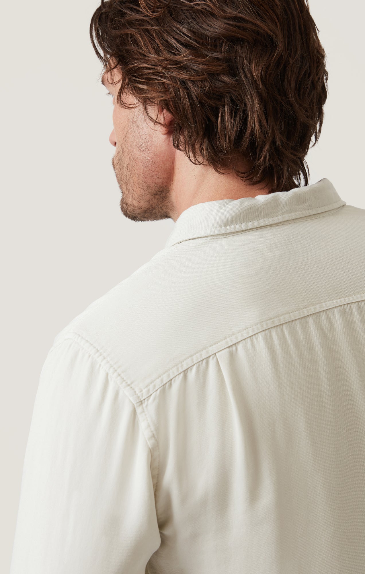 34 Heritage Men's Tencel Shirt in Invory 34 Heritage Men's Tencel Shirt in Invory
