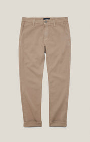 Verona Slim Leg Chino Pants in Vintage Khaki High Flyer