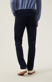 Charisma Relaxed Straight Pants in Navy Cord