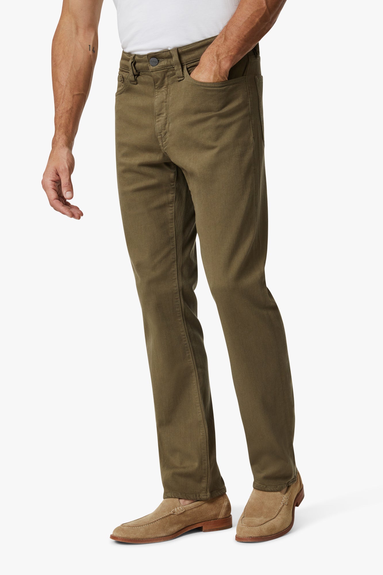 Charisma Relaxed Straight Leg Pants In Walnut Comfort Image 3