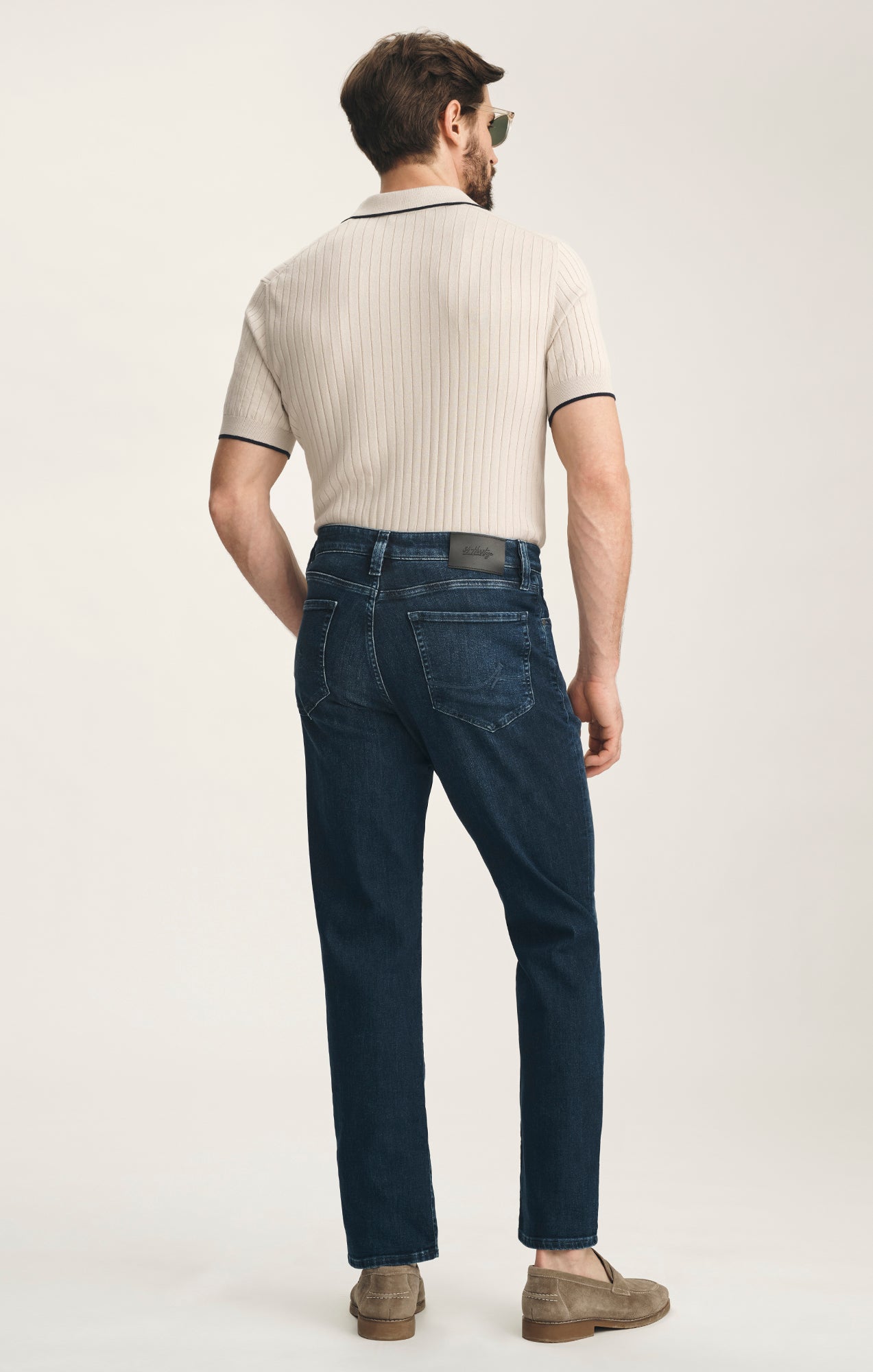 Charisma Relaxed Straight Jeans In Deep Brushed Aerodenim