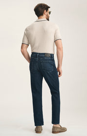Charisma Relaxed Straight Jeans In Deep Brushed Aerodenim