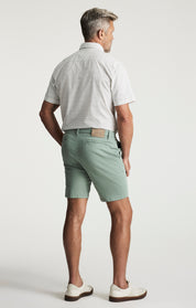 Arizona Slim Shorts In Iceberg Green Twill