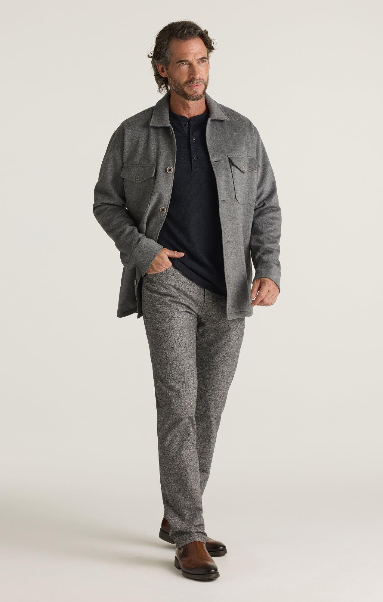 Courage Straight Leg Pants in Cloud Weave