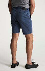 Arizona Slim Shorts In Dark Denim Twill