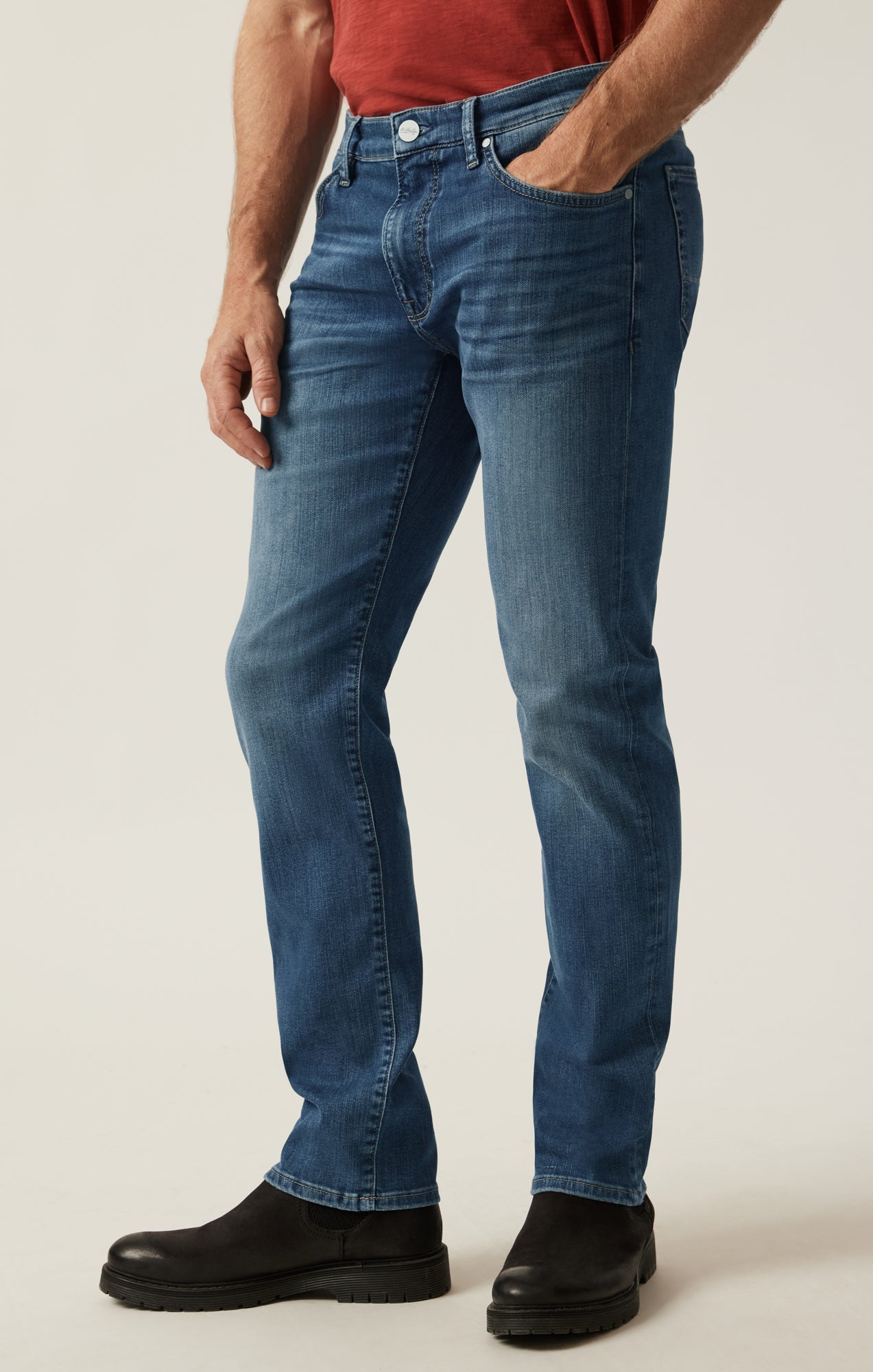 Courage Straight Leg Pants in Mid Brushed Urban