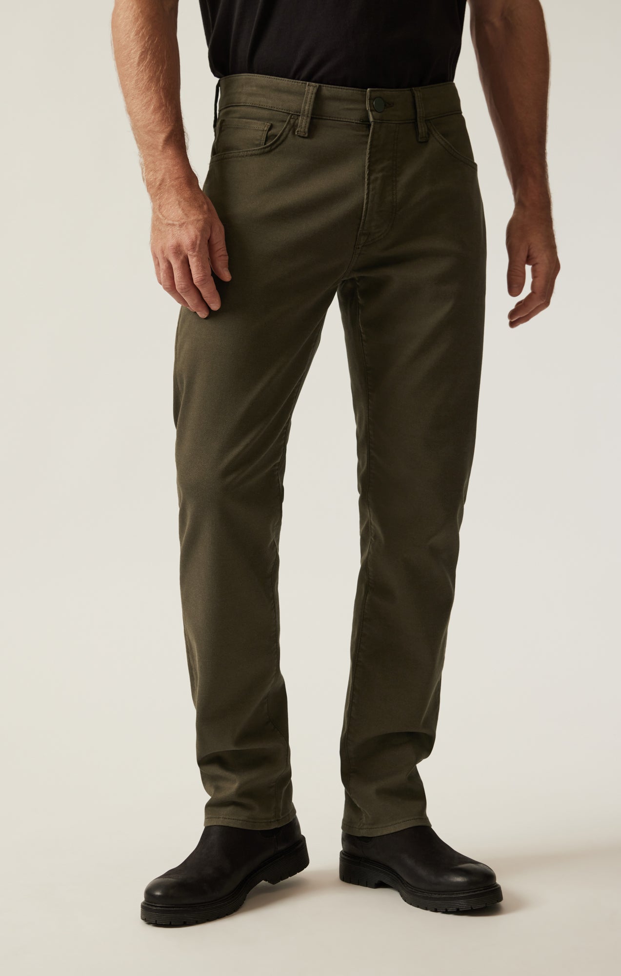 Courage Straight Leg Pants in Dusky Green Coolmax