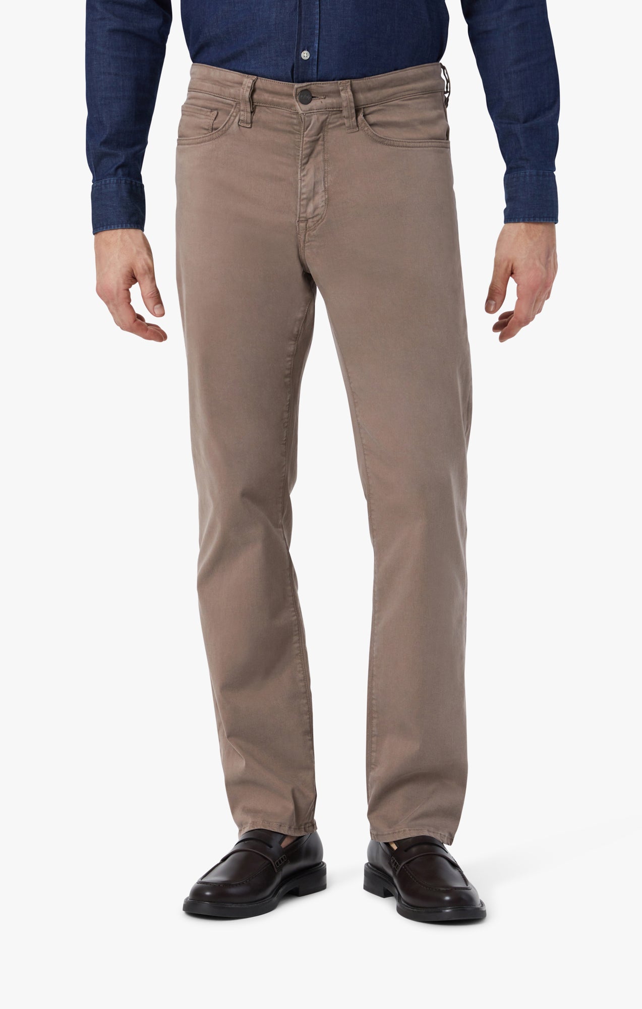 34 Heritage Men's Charisma Relaxed Straight Leg Pants In Walnut Twill
