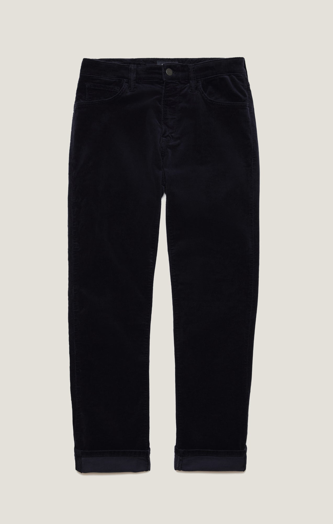 Charisma Relaxed Straight Pants in Navy Cord