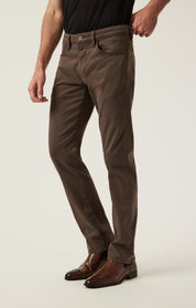 Charisma Relaxed Straight Pants in Oak Twill