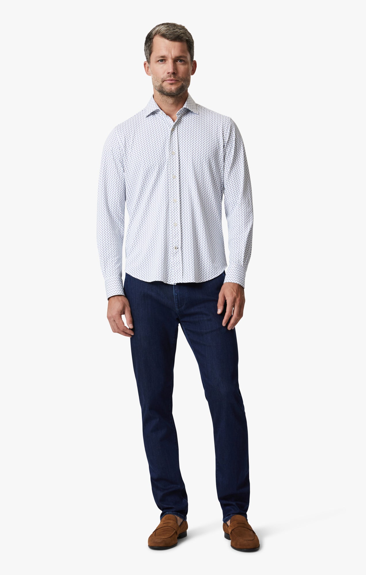 Ocean Dot Shirt In White