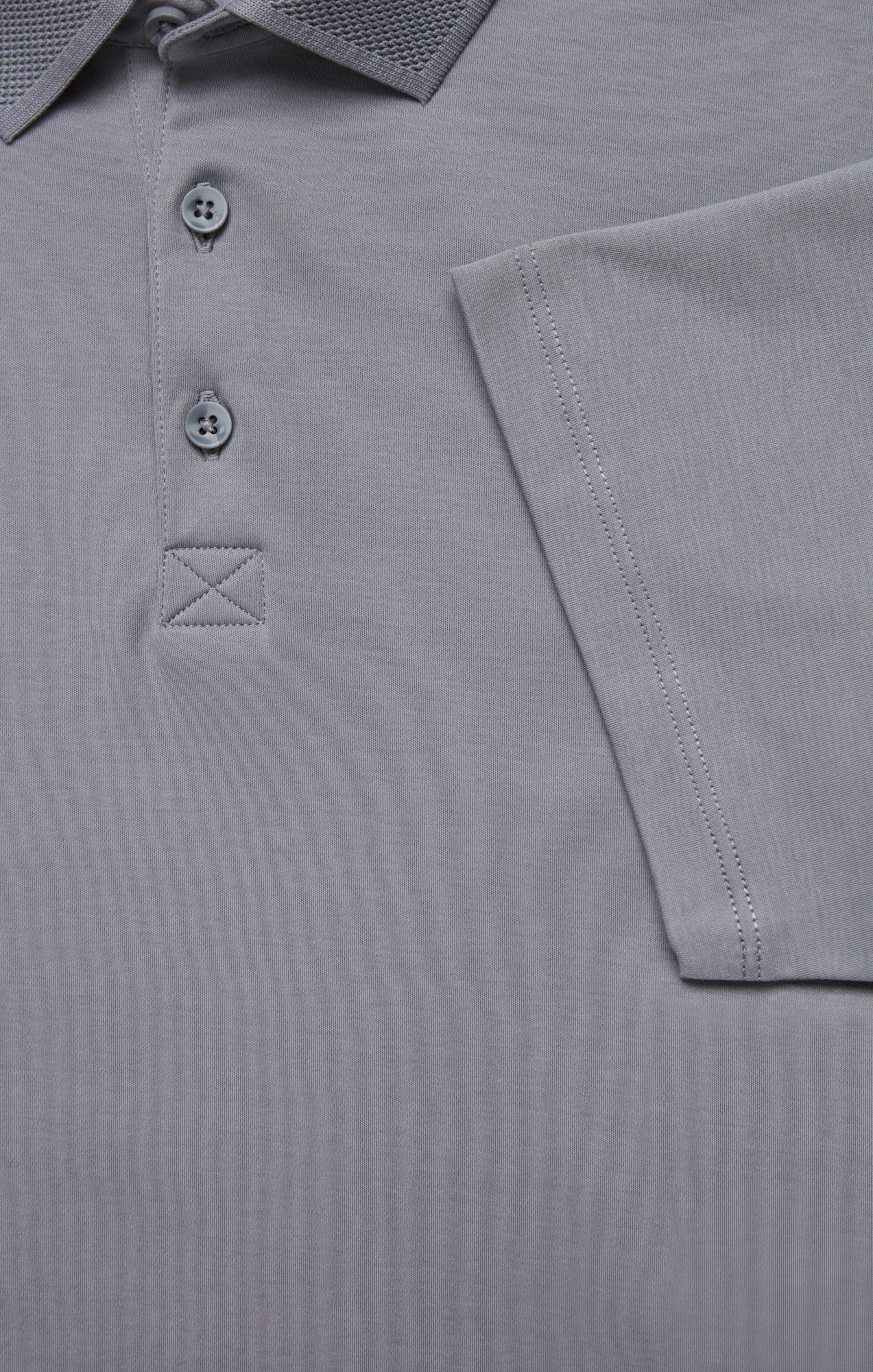 34 Heritage Men's Polo T-Shirt in Monument Grey