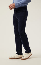 Charisma Relaxed Straight Pants in Navy Cord