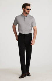 Charisma Relaxed Straight Pants In Select Double Black
