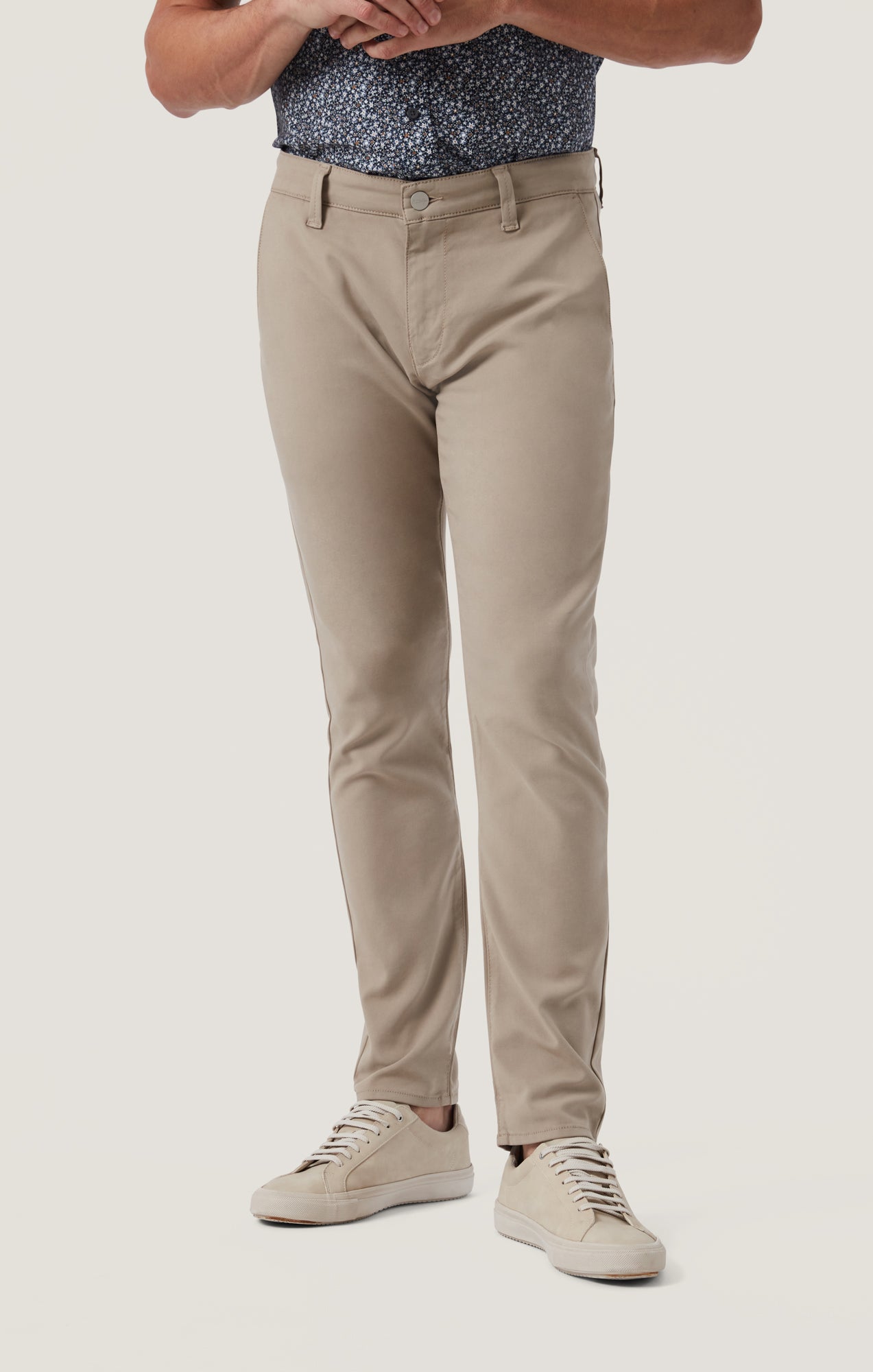 Verona Slim Leg Chino Pants in Fern High Flyer