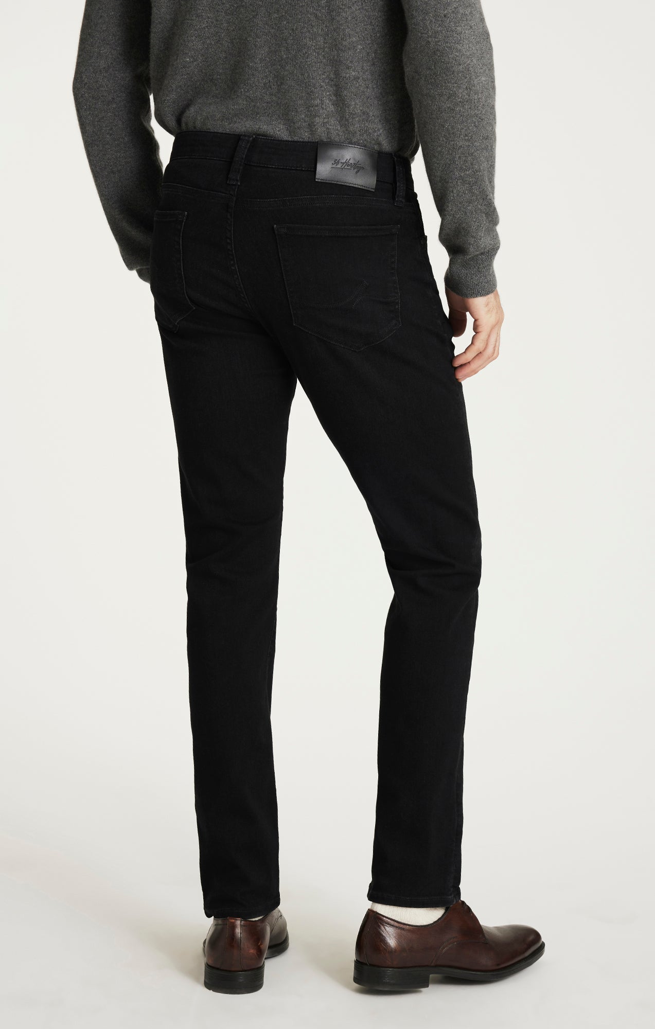 Courage Straight Leg Jeans in Smoke Organic Ultra