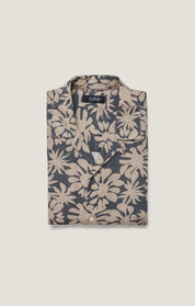 Bloom Linen Short Sleeve Shirt in Twine