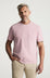 Slub Crew Neck T-Shirt In Woodrose