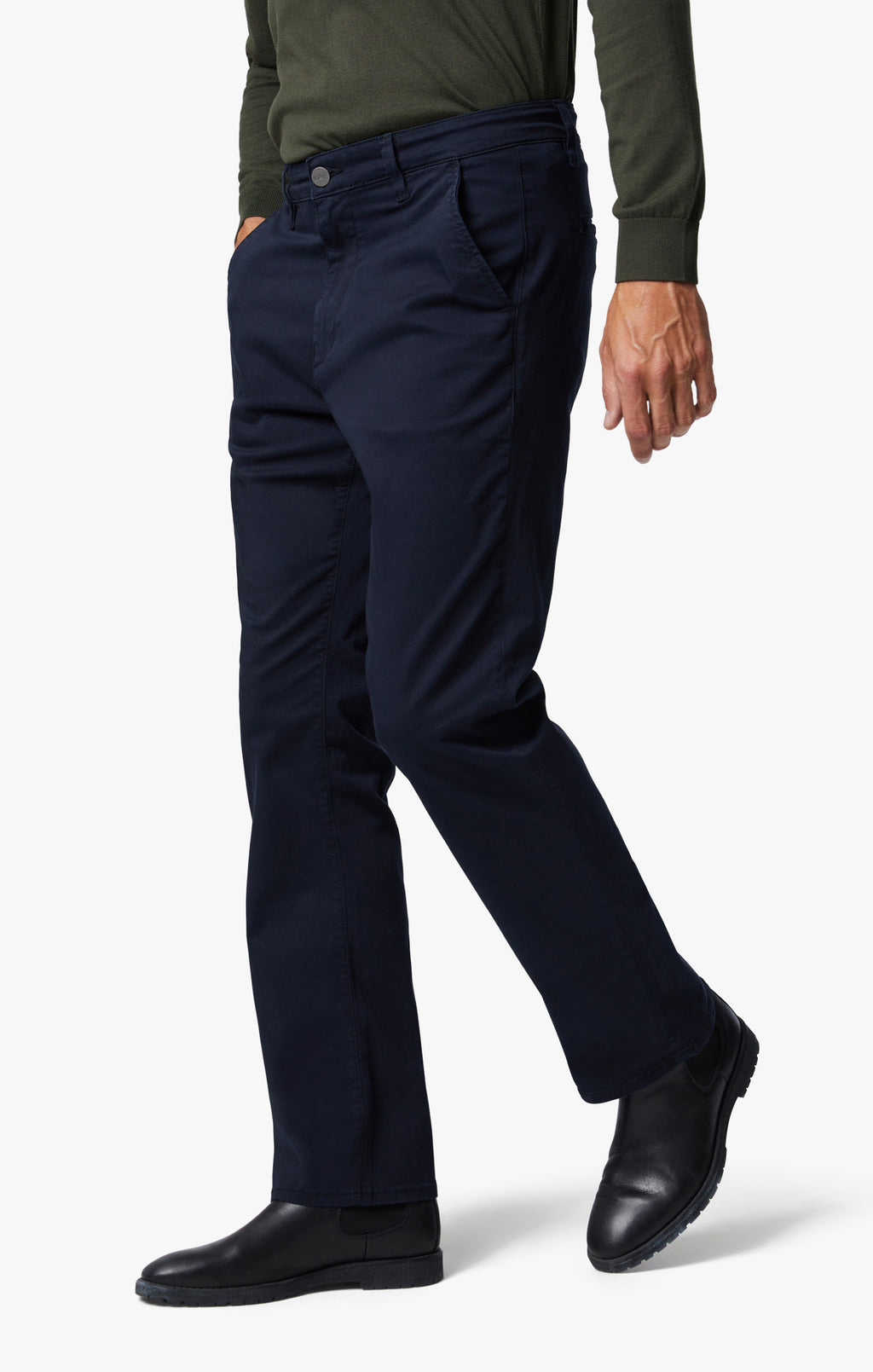 Charisma Chino In Navy Twill