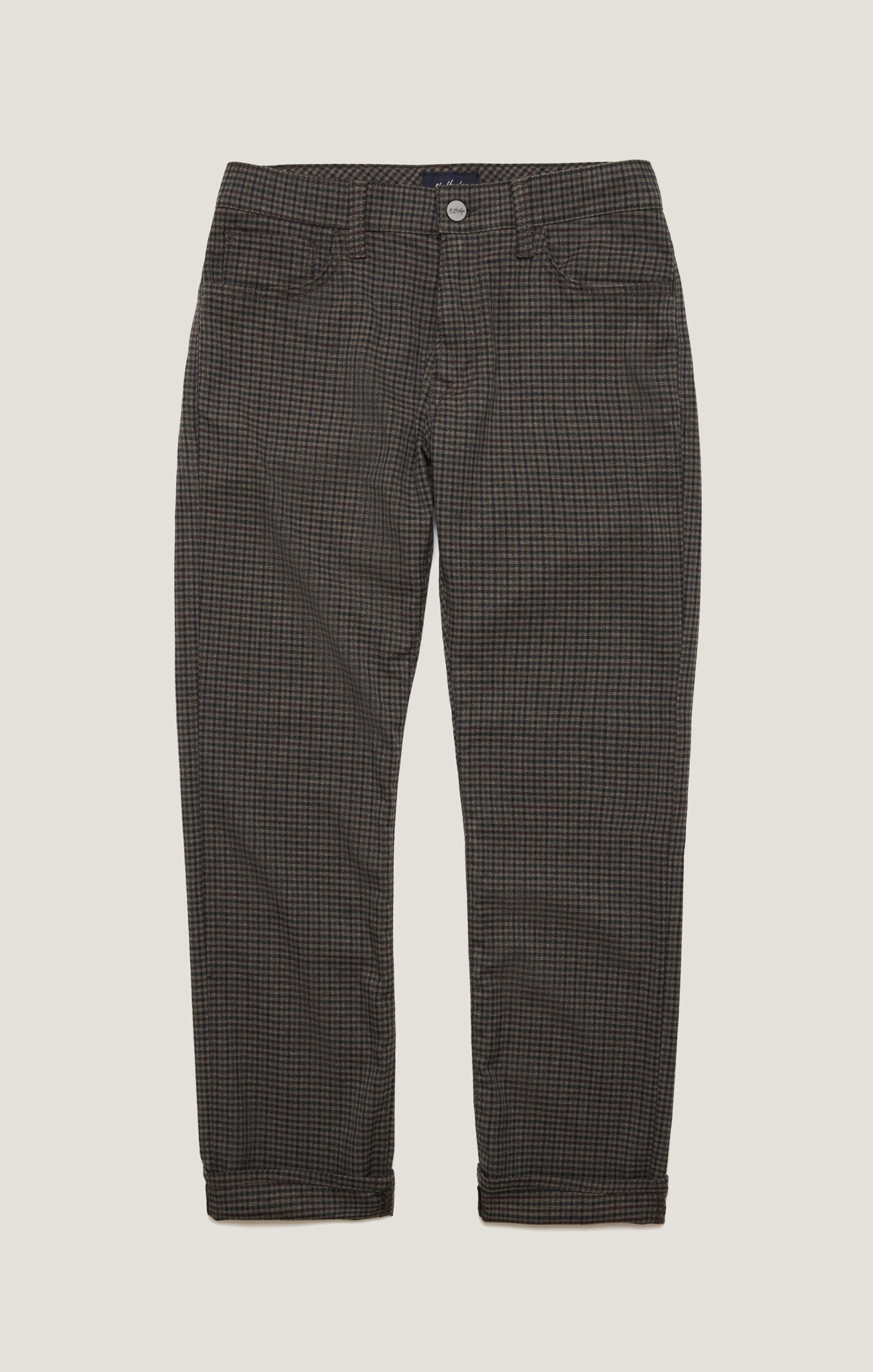 Courage Straight Leg Pants in Multi Elite Check