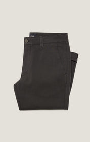 Verona Slim Leg Chino Pants in Dark Grey High Flyer