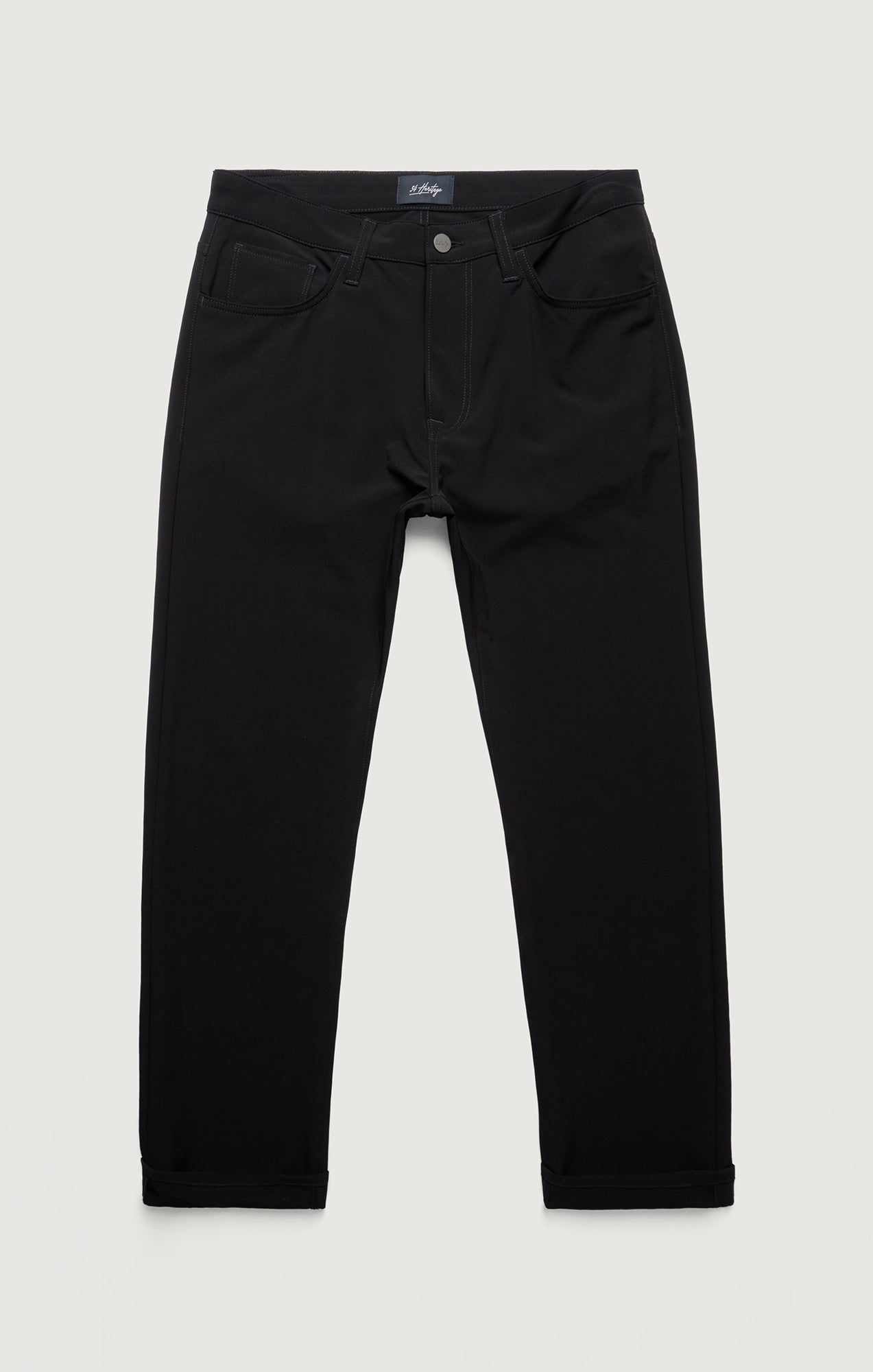 Courage Straight Commuter Pants in Black Luxe