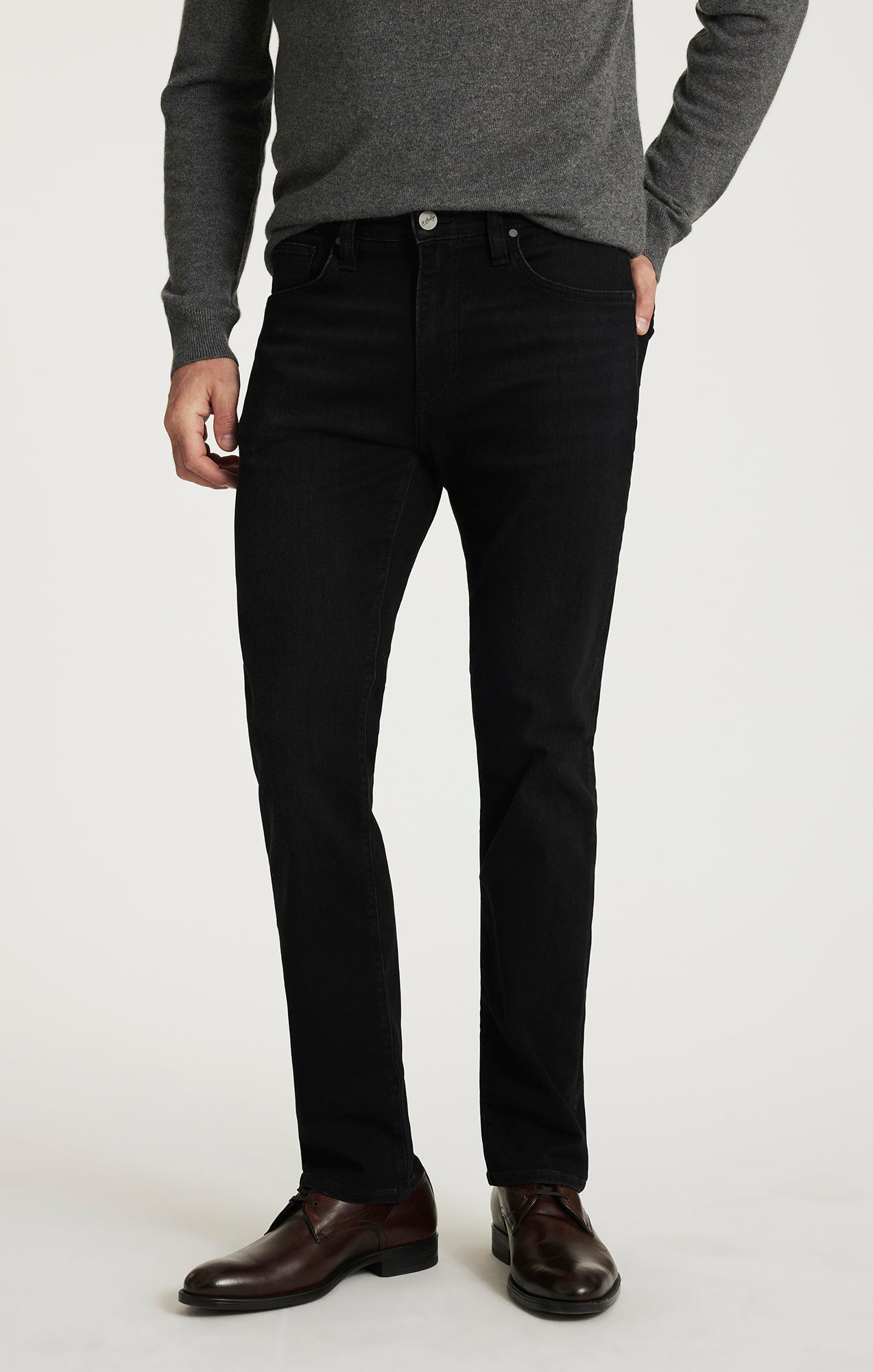 Courage Straight Leg Jeans in Smoke Organic Ultra