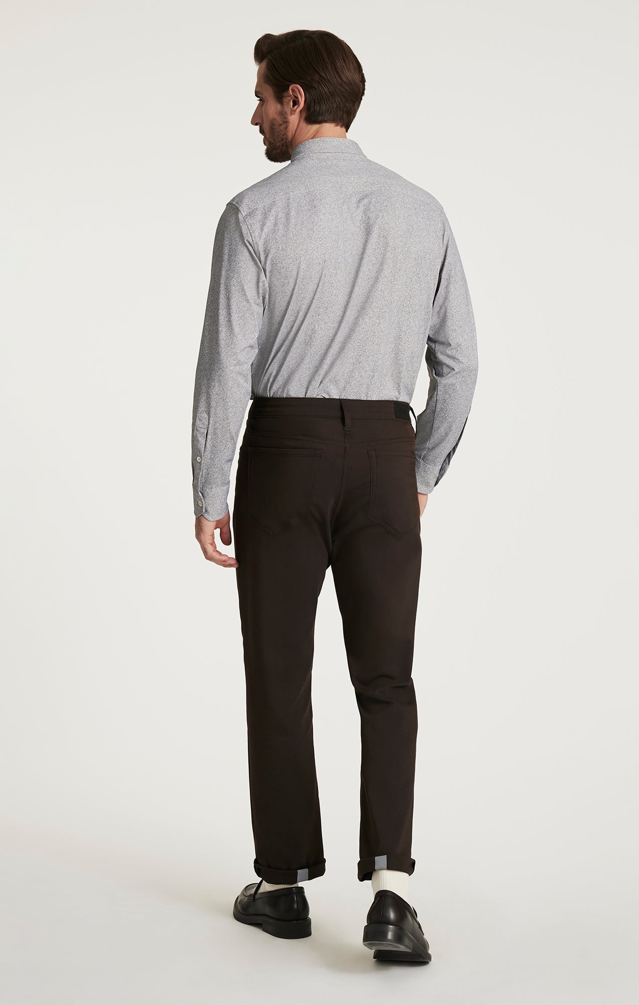 Charisma Relaxed Straight Commuter Pants in Brown