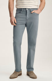 Charisma Relaxed Straight Pants In Flint Stone Twill