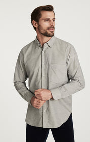 Corduroy Pocket Shirt in Grey
