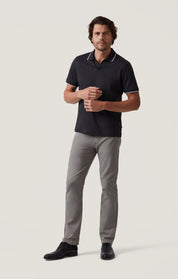 Courage Straight Leg Pants in Pewter Commuter