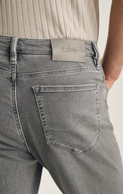 Charisma Relaxed Straight Jeans In Light Smoke Brushed Urban