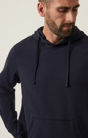 French Terry Hoodie In Navy