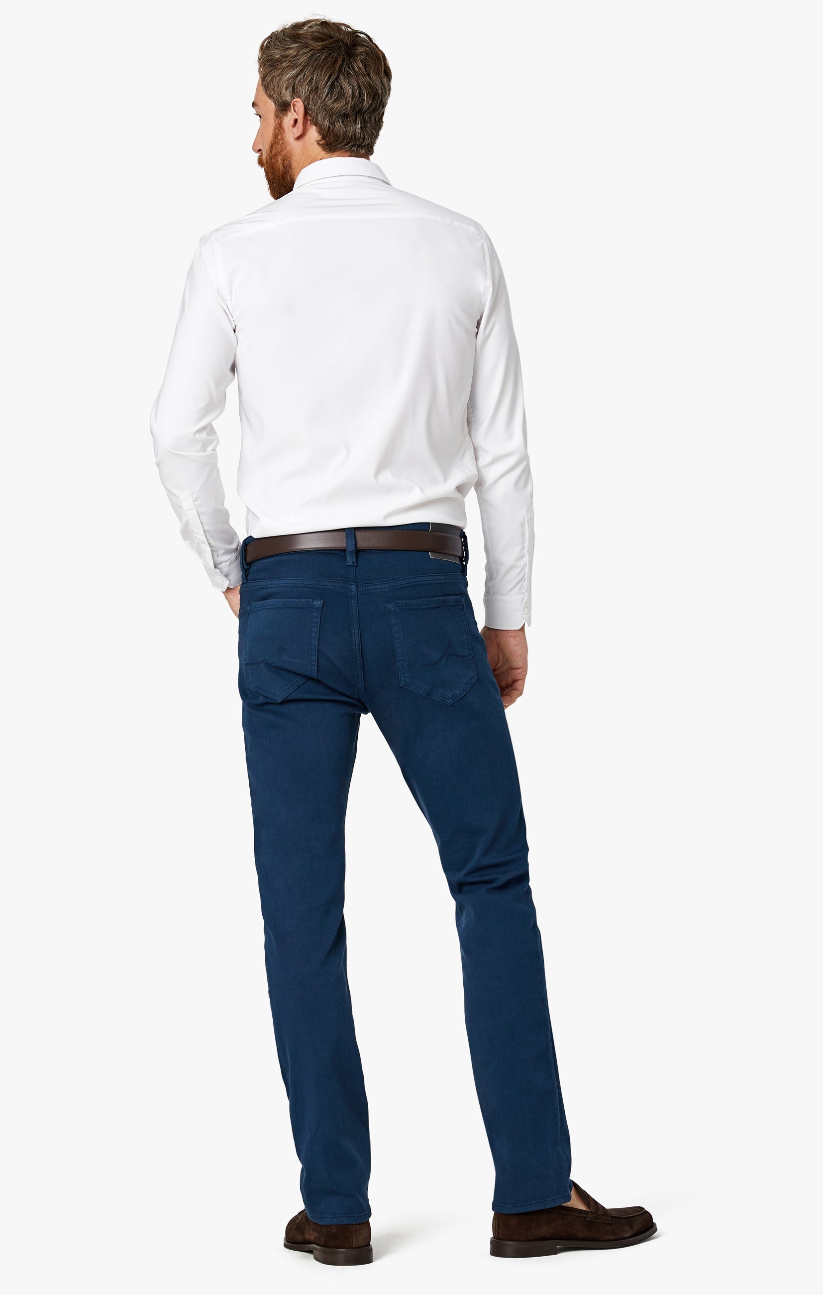 Charisma Relaxed Straight Pants in Petrol Comfort