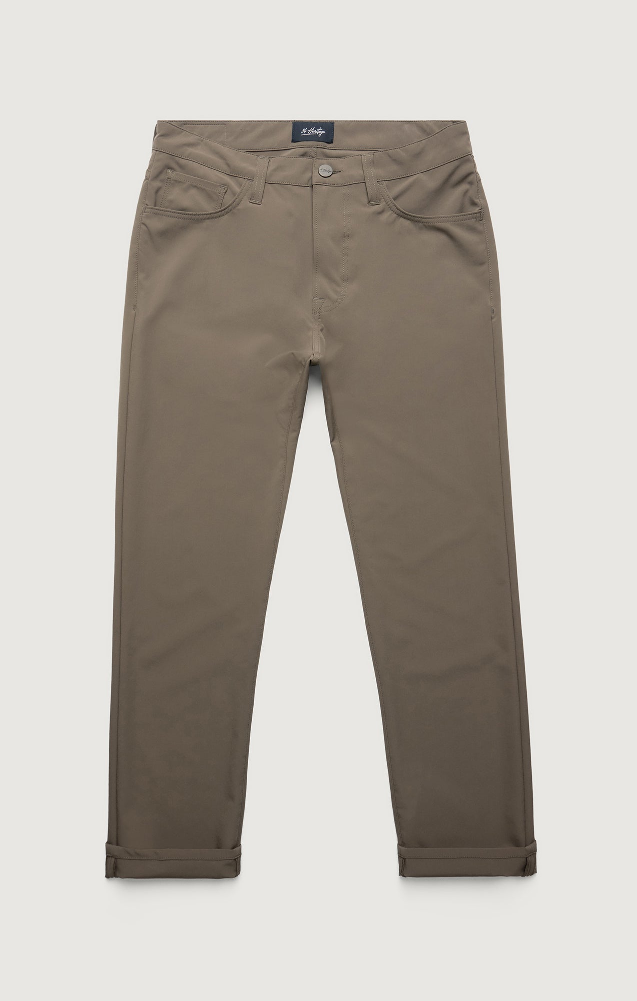 Courage Straight Commuter Pants in Taupe Luxe