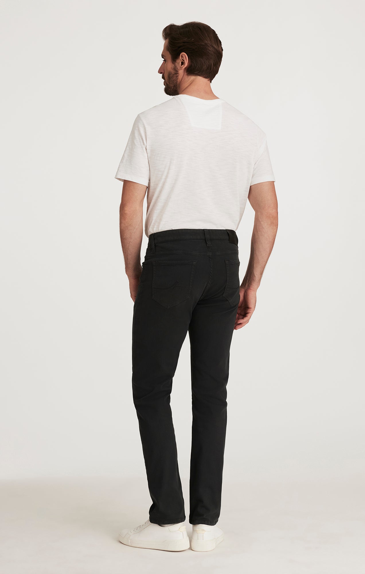 Courage Straight Leg Pants in Charcoal Diagonal