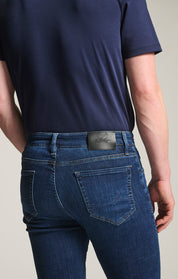 Courage Straight Leg Jeans in Indigo Brushed Organic Ultra