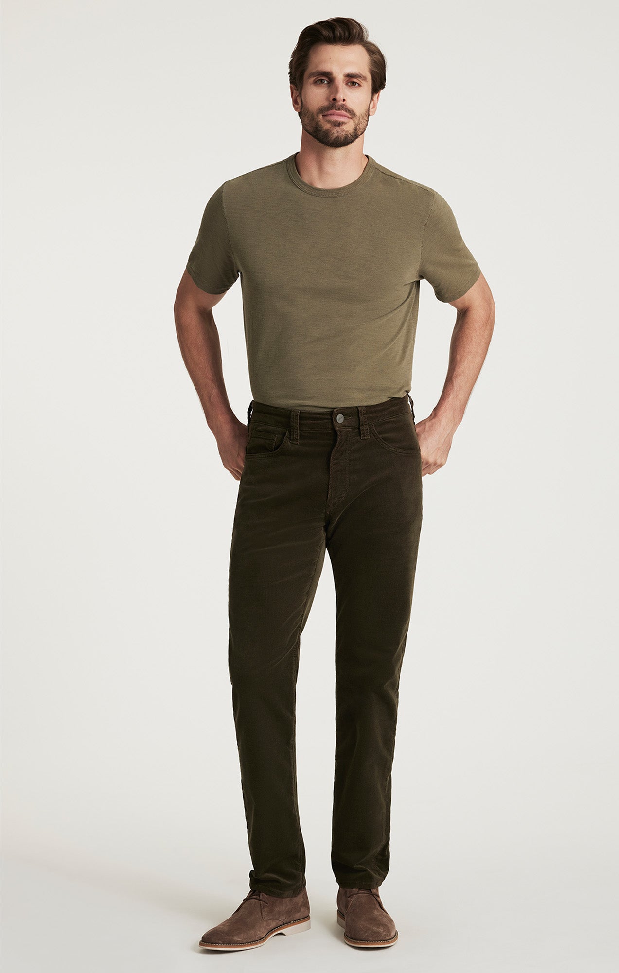 Courage Straight Leg Pants in Fern Cord