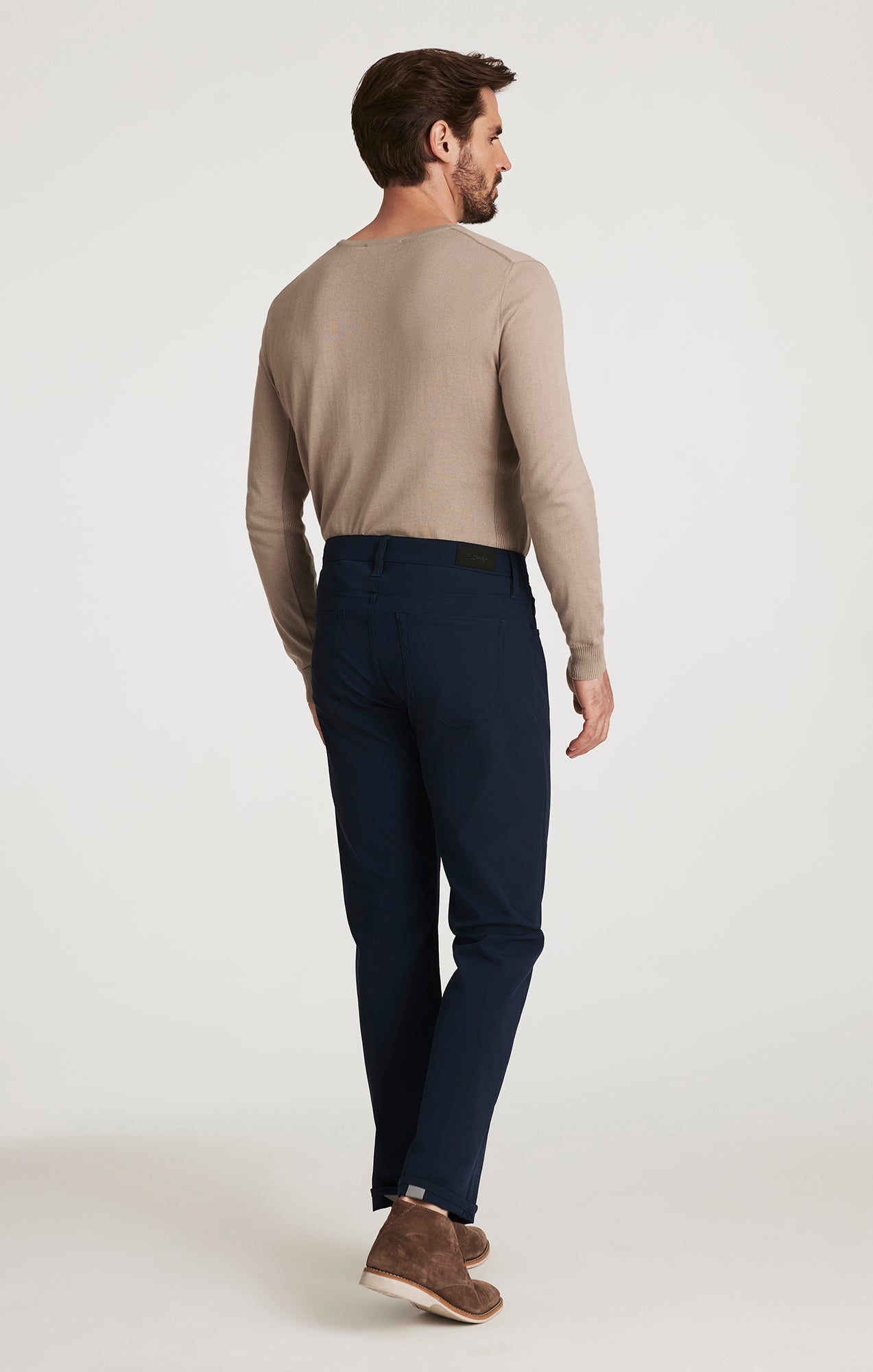 Courage Straight Commuter Pants in Navy Luxe