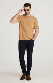 Slub Crew Neck T-Shirt in Wood Thrush