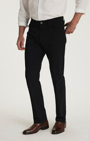 Courage Straight Commuter Pants in Black Luxe